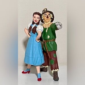 Dorothy and Scarecrow Hallmark Ornaments